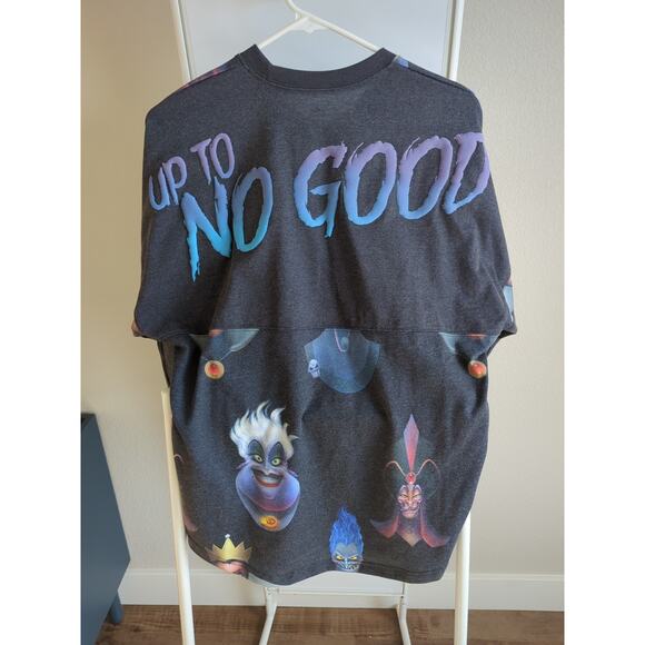 Disney Parks Villains Up to No Good Crew Spirit Jersey Faded Shirt Size S - Picture 4 of 8